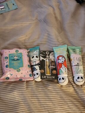 Nightmare Before Christmas Skincare & Lip Balm Set - Pastel Packaging